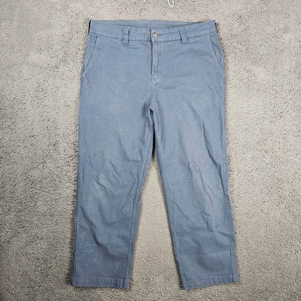 Colorado Clothing Mens Slate Blue Utility Carpenter Pants 36x30 Stretch Cotton‎